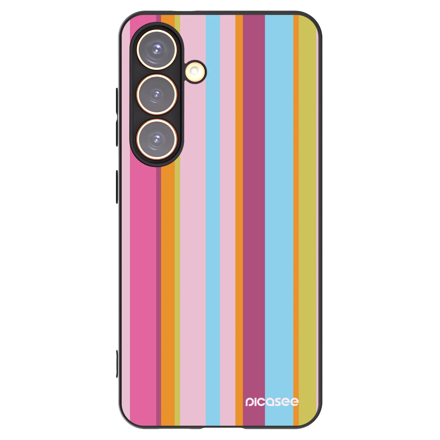 Picasee husă neagră din silicon pentru Samsung Galaxy S24 S921B 5G - Golden hour