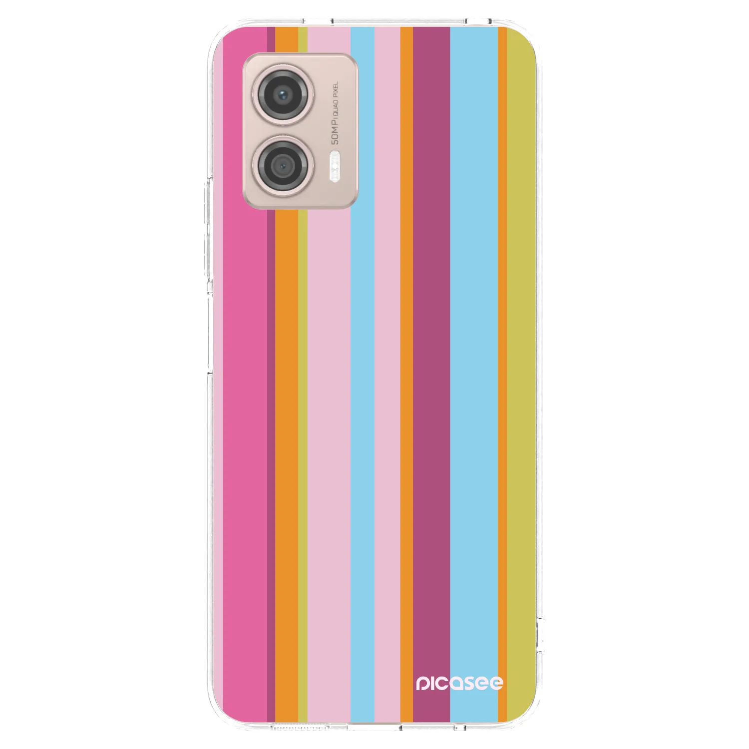 Picasee husă transparentă din silicon pentru Motorola Moto G53 5G - Golden hour