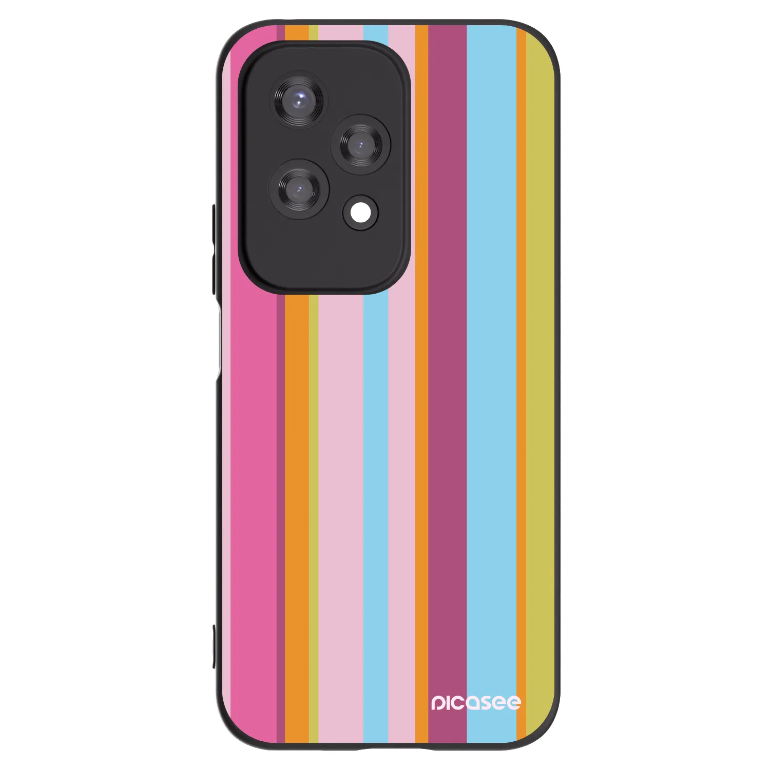 Picasee husă neagră din silicon pentru Honor 200 Lite - Golden hour