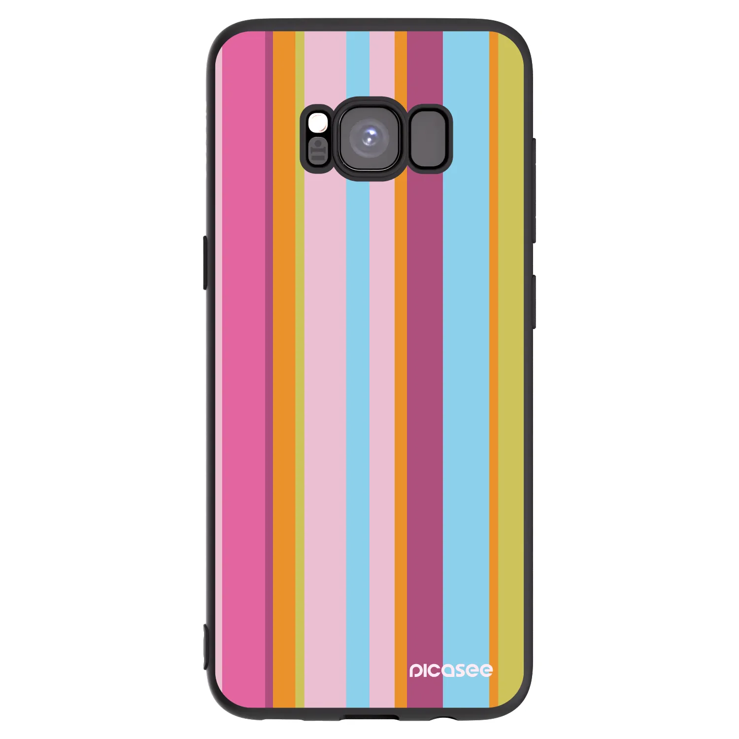 Picasee husă neagră din silicon pentru Samsung Galaxy S8 G950F - Golden hour