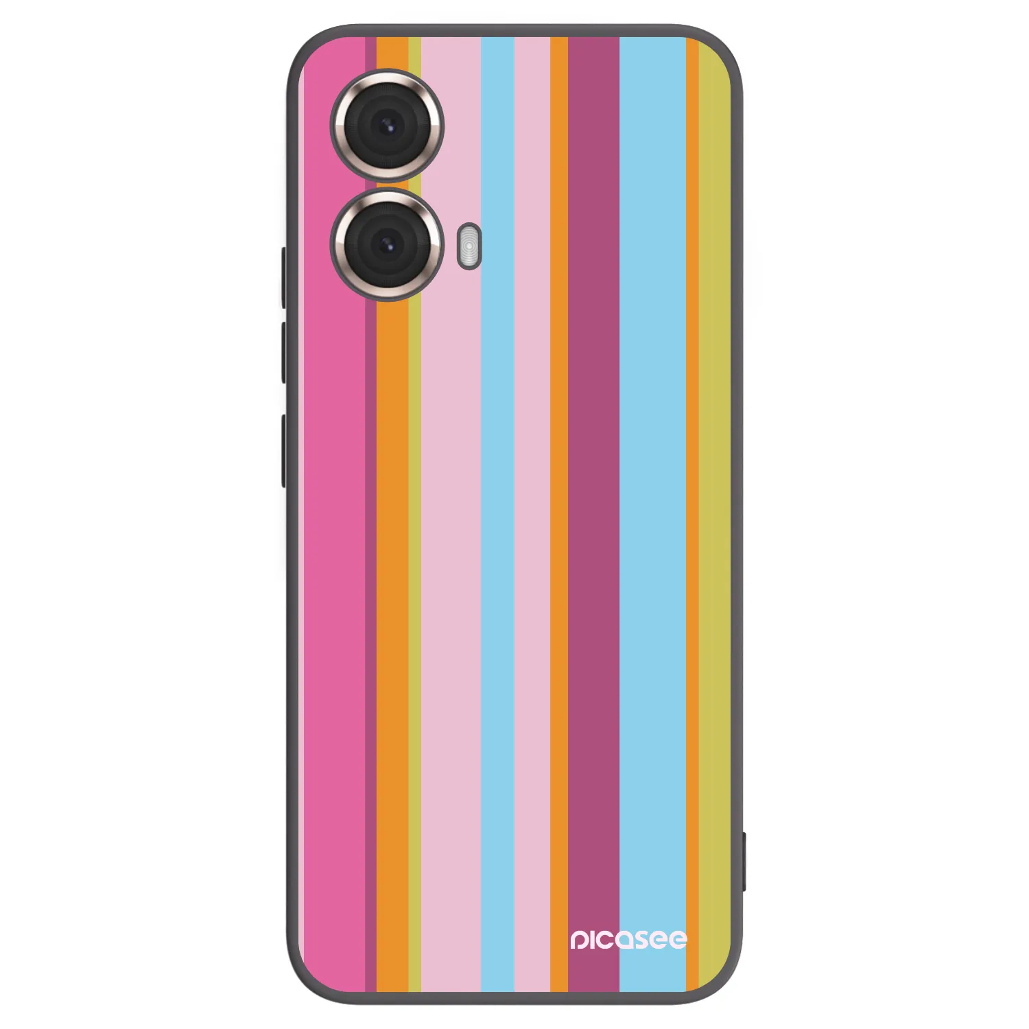 Picasee husă neagră din silicon pentru Motorola Moto G85 - Golden hour