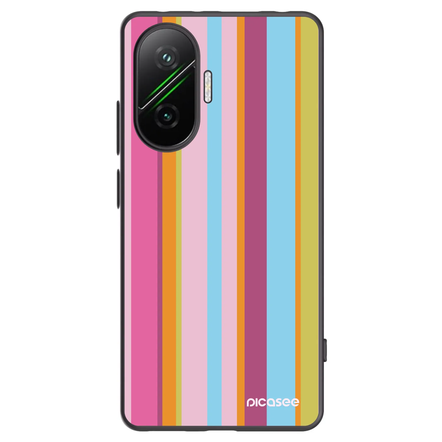 Picasee husă neagră din silicon pentru Xiaomi Poco F7 Pro 5G - Golden hour