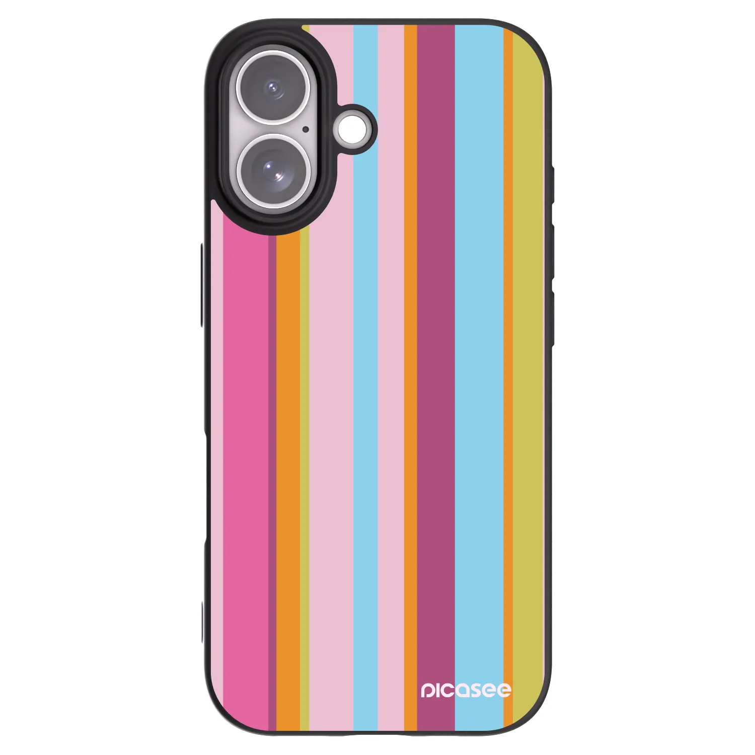 Picasee husă neagră din silicon pentru Apple iPhone 17 - Golden hour