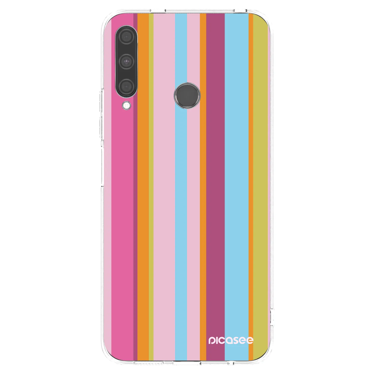 Picasee husă transparentă din silicon pentru Huawei P40 Lite E - Golden hour