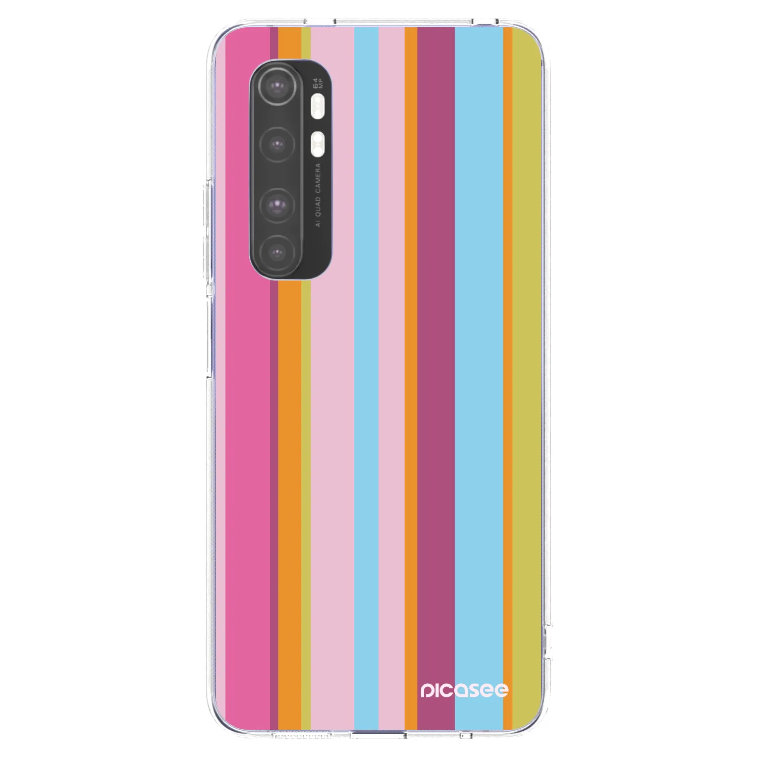 Picasee husă transparentă din silicon pentru Xiaomi Mi Note 10 Lite - Golden hour