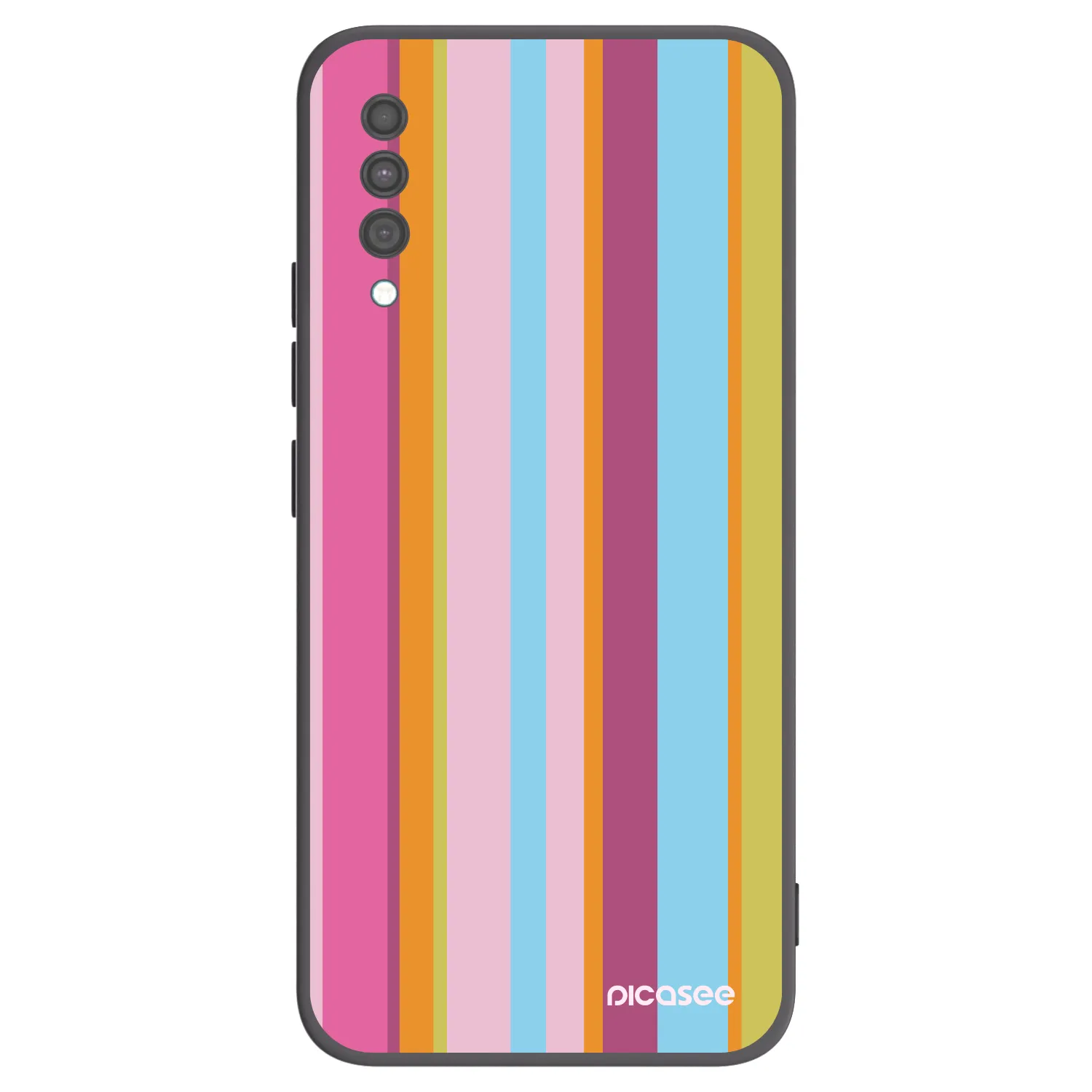 Picasee husă neagră din silicon pentru Samsung Galaxy A30s A307F - Golden hour