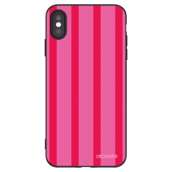 Picasee husă neagră din silicon pentru Apple iPhone XS Max - Hot tropic