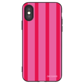 Picasee husă neagră din silicon pentru Apple iPhone X/XS - Hot tropic