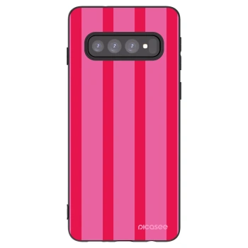 Picasee husă neagră din silicon pentru Samsung Galaxy S10 G973 - Hot tropic