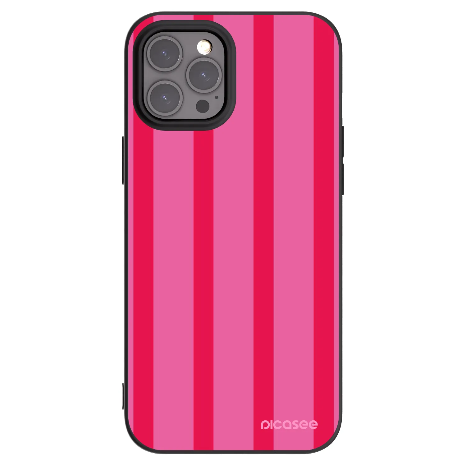 Picasee husă neagră din silicon pentru Apple iPhone 12 Pro Max - Hot tropic