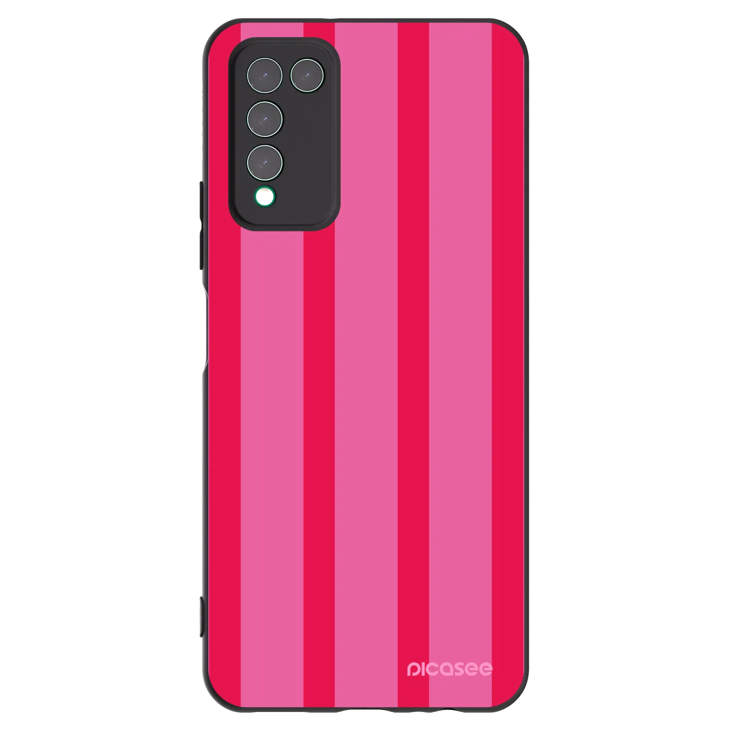 Picasee husă neagră din silicon pentru Honor 10X Lite - Hot tropic