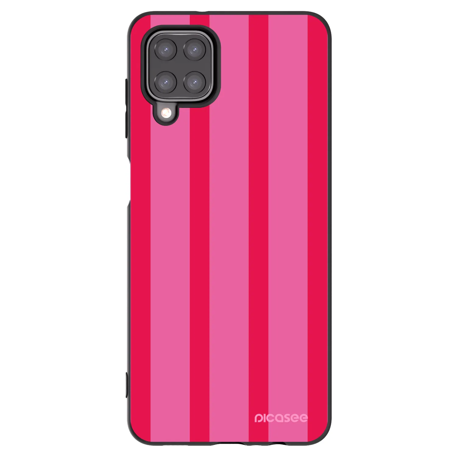 Picasee husă neagră din silicon pentru Samsung Galaxy A12 A125F - Hot tropic