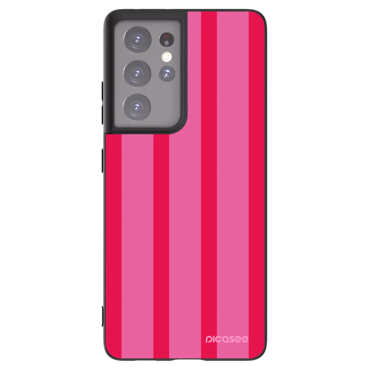 Picasee husă neagră din silicon pentru Samsung Galaxy S21 Ultra 5G G998B - Hot tropic