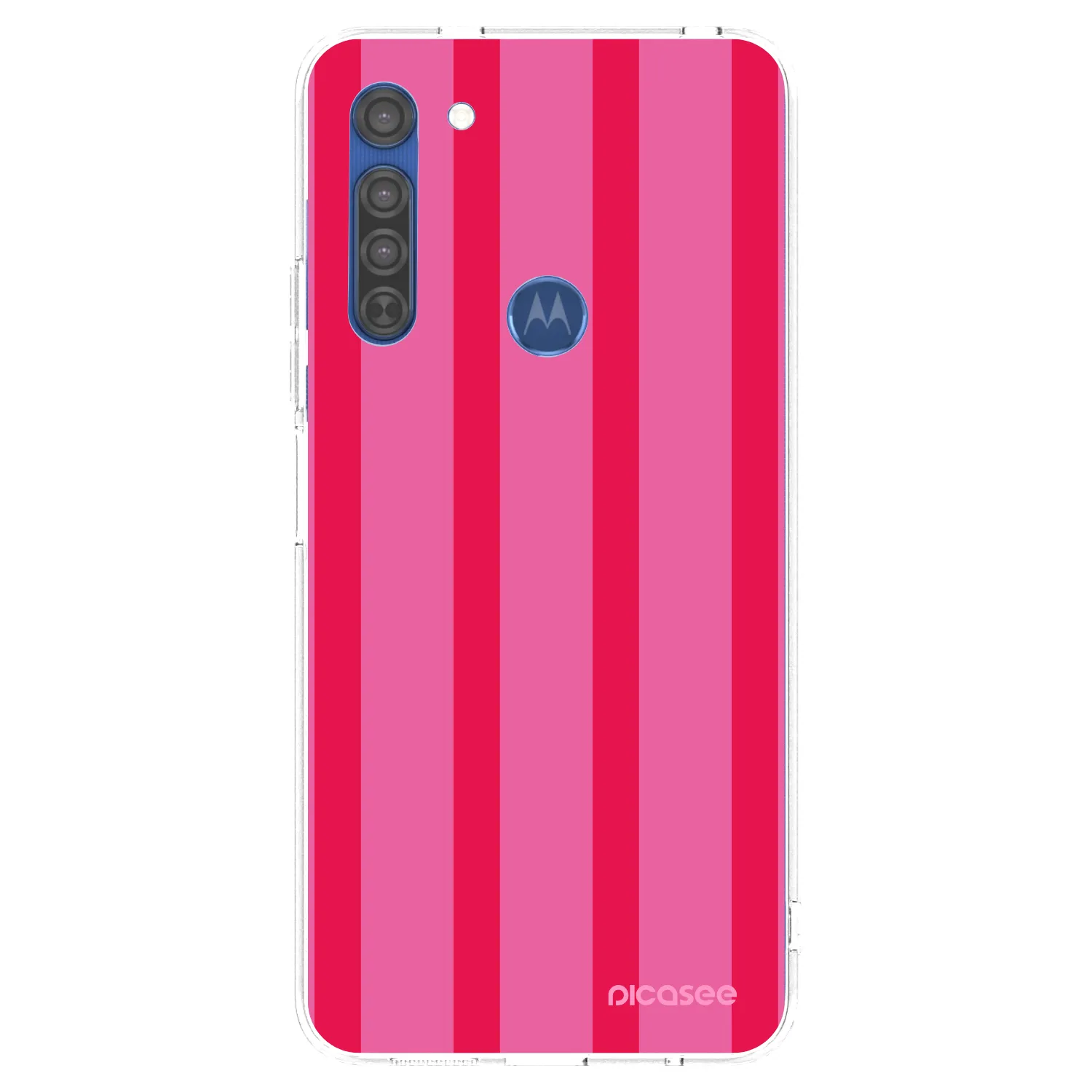 Picasee husă transparentă din silicon pentru Motorola Moto G8 - Hot tropic