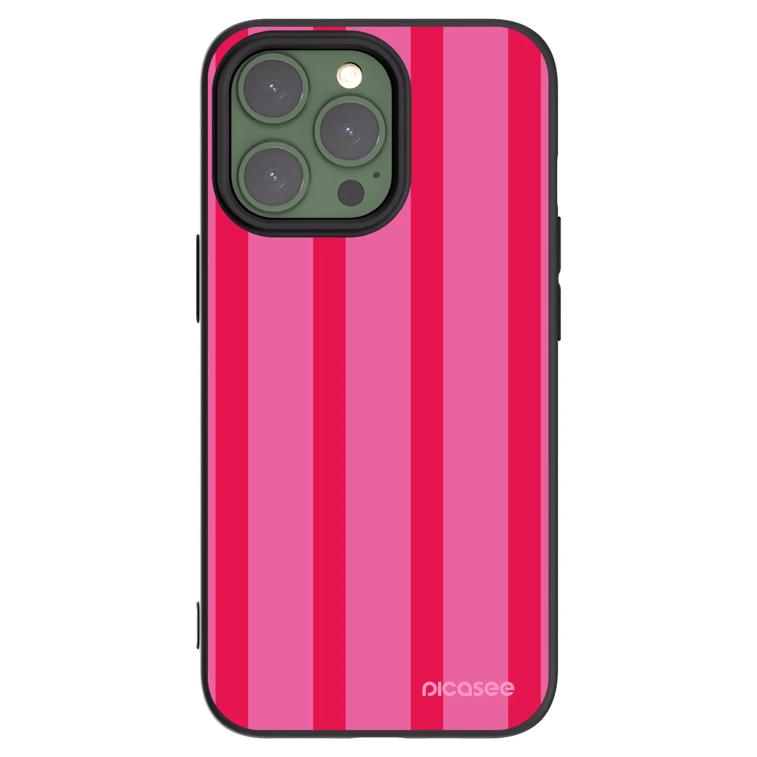 Picasee husă neagră din silicon pentru Apple iPhone 13 Pro - Hot tropic