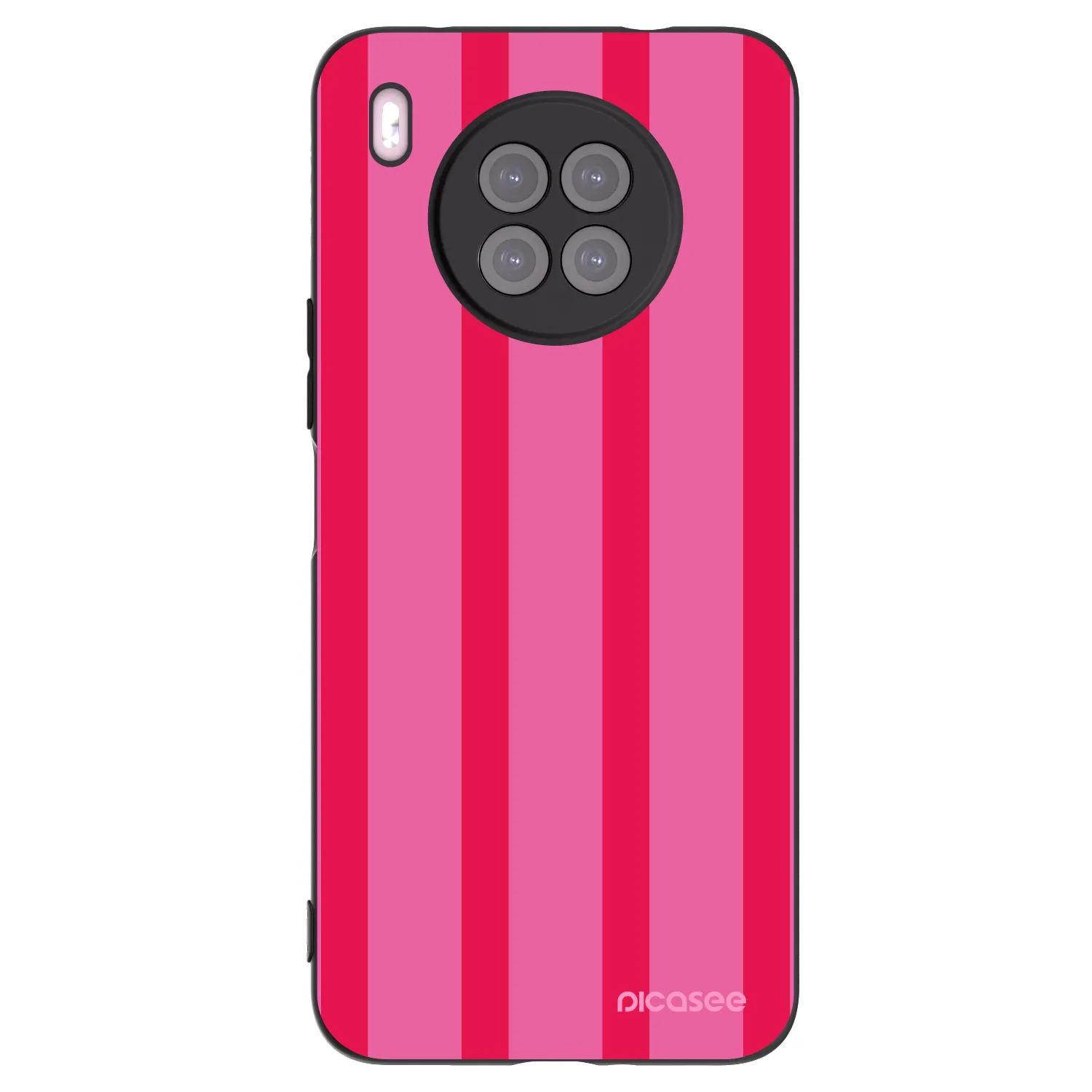 Picasee husă neagră din silicon pentru Huawei Nova 8i - Hot tropic