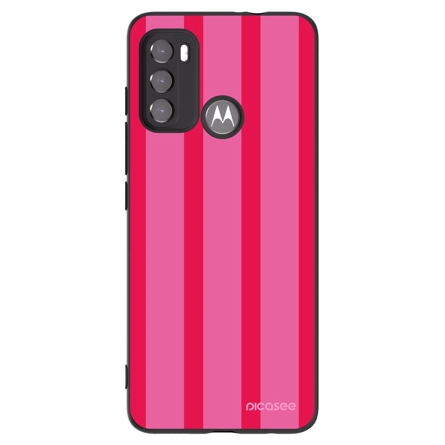 Picasee husă neagră din silicon pentru Motorola Moto G60 - Hot tropic