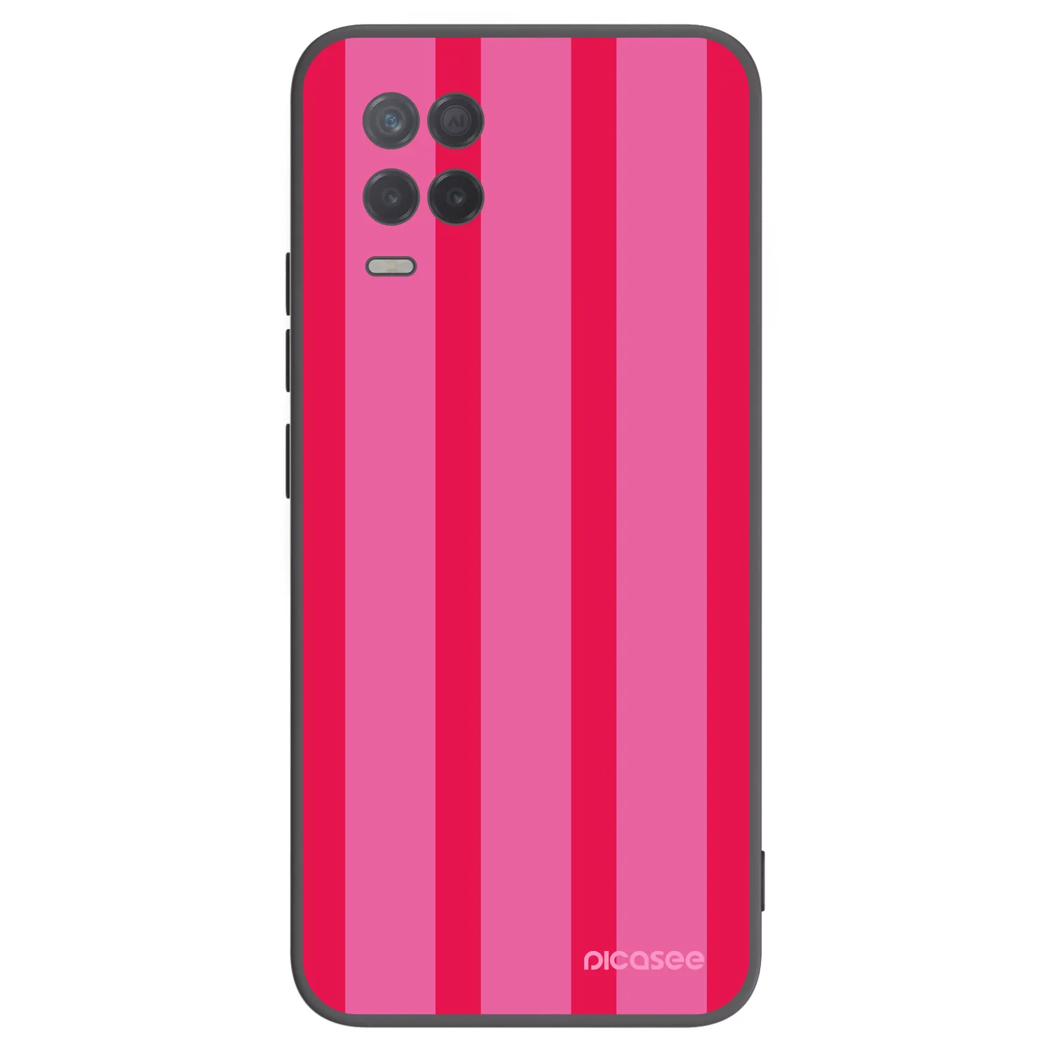 Picasee husă neagră din silicon pentru Realme 8 5G - Hot tropic