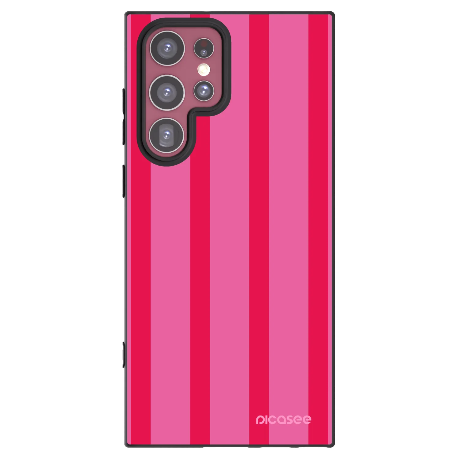 Picasee husă neagră din silicon pentru Samsung Galaxy S22 Ultra 5G - Hot tropic