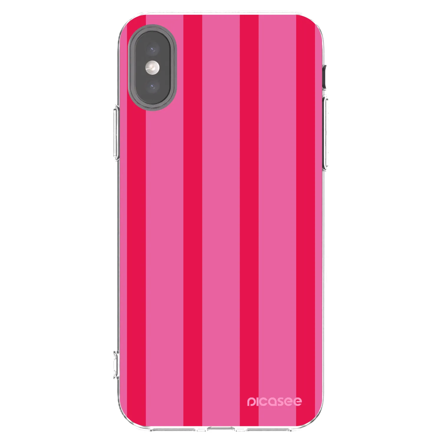 Picasee husă transparentă din silicon pentru Apple iPhone X/XS - Hot tropic