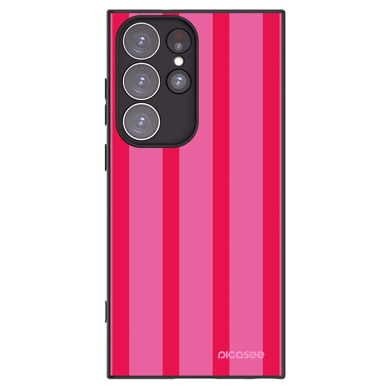 Picasee husă neagră din silicon pentru Samsung Galaxy S23 Ultra 5G - Hot tropic