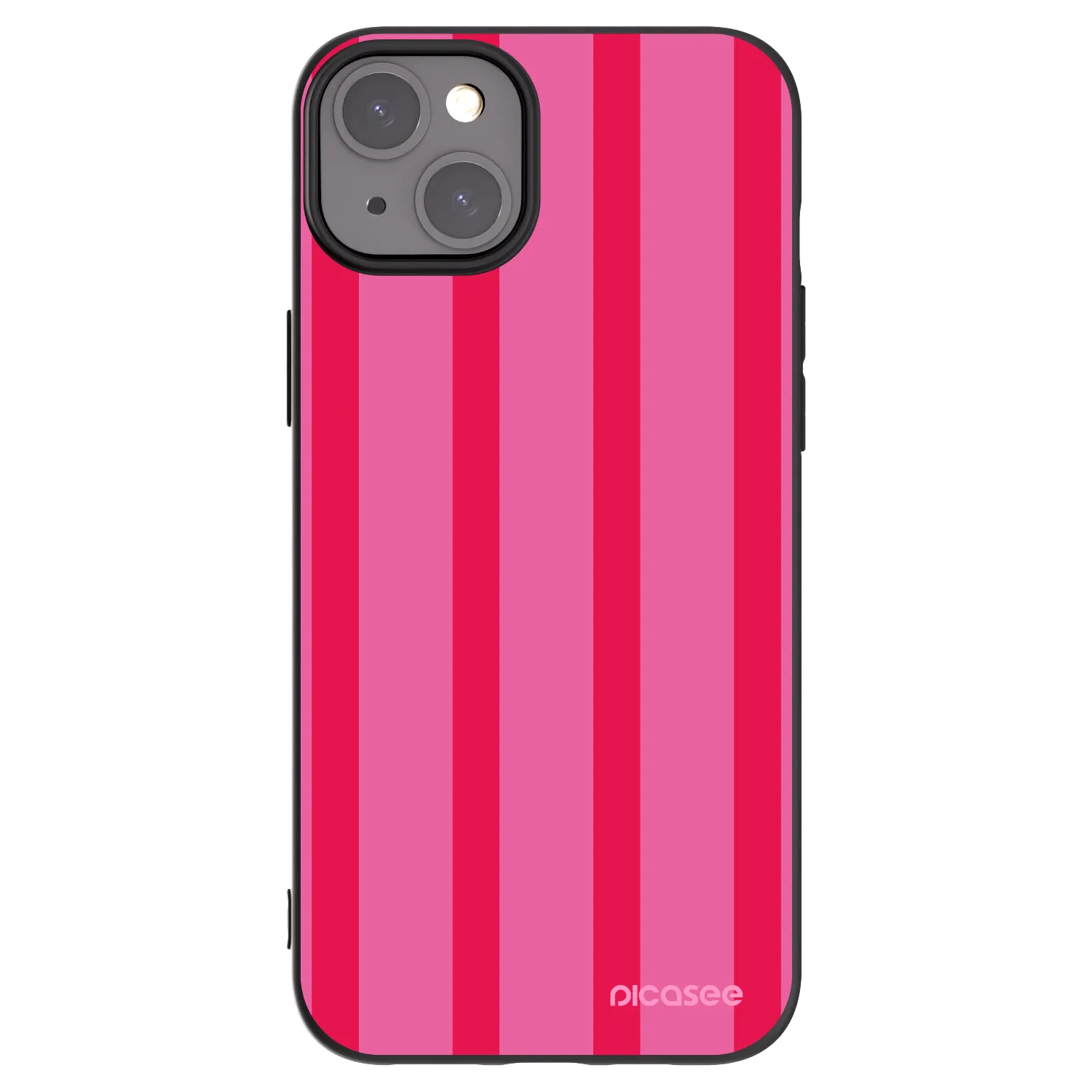 Picasee husă neagră din silicon pentru Apple iPhone 15 Plus - Hot tropic