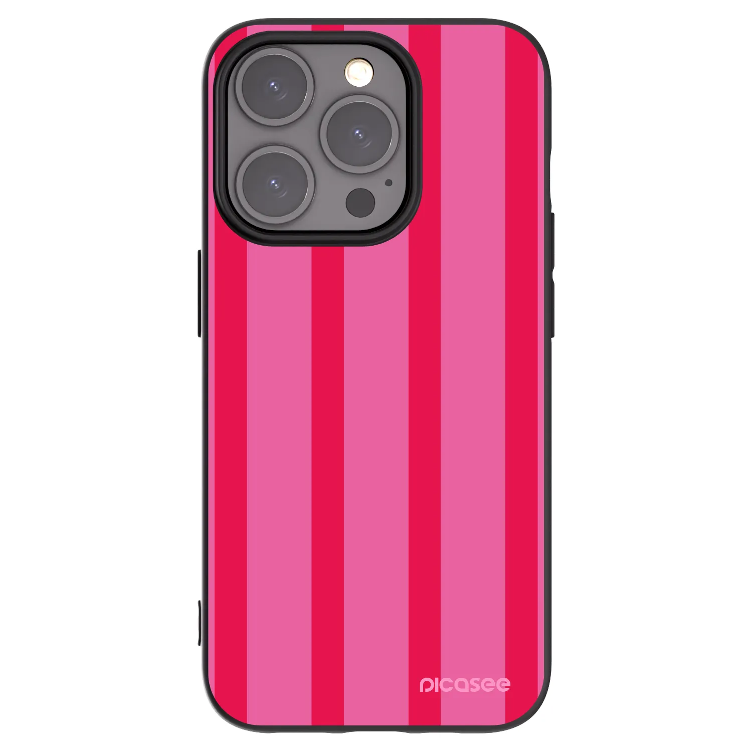 Picasee husă neagră din silicon pentru Apple iPhone 15 Pro - Hot tropic