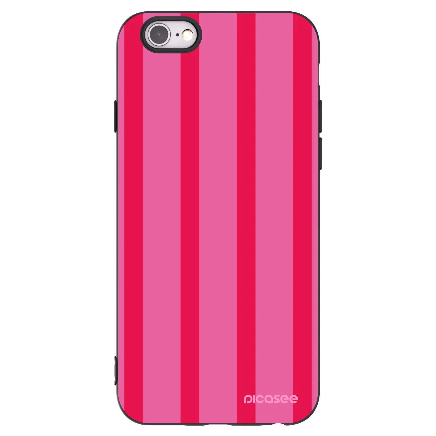 Picasee husă neagră din silicon pentru Apple iPhone 6/6S - Hot tropic