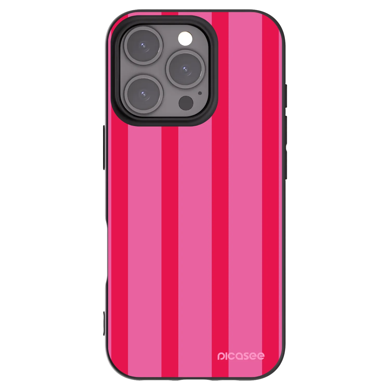 Picasee husă neagră din silicon pentru Apple iPhone 16 Pro - Hot tropic