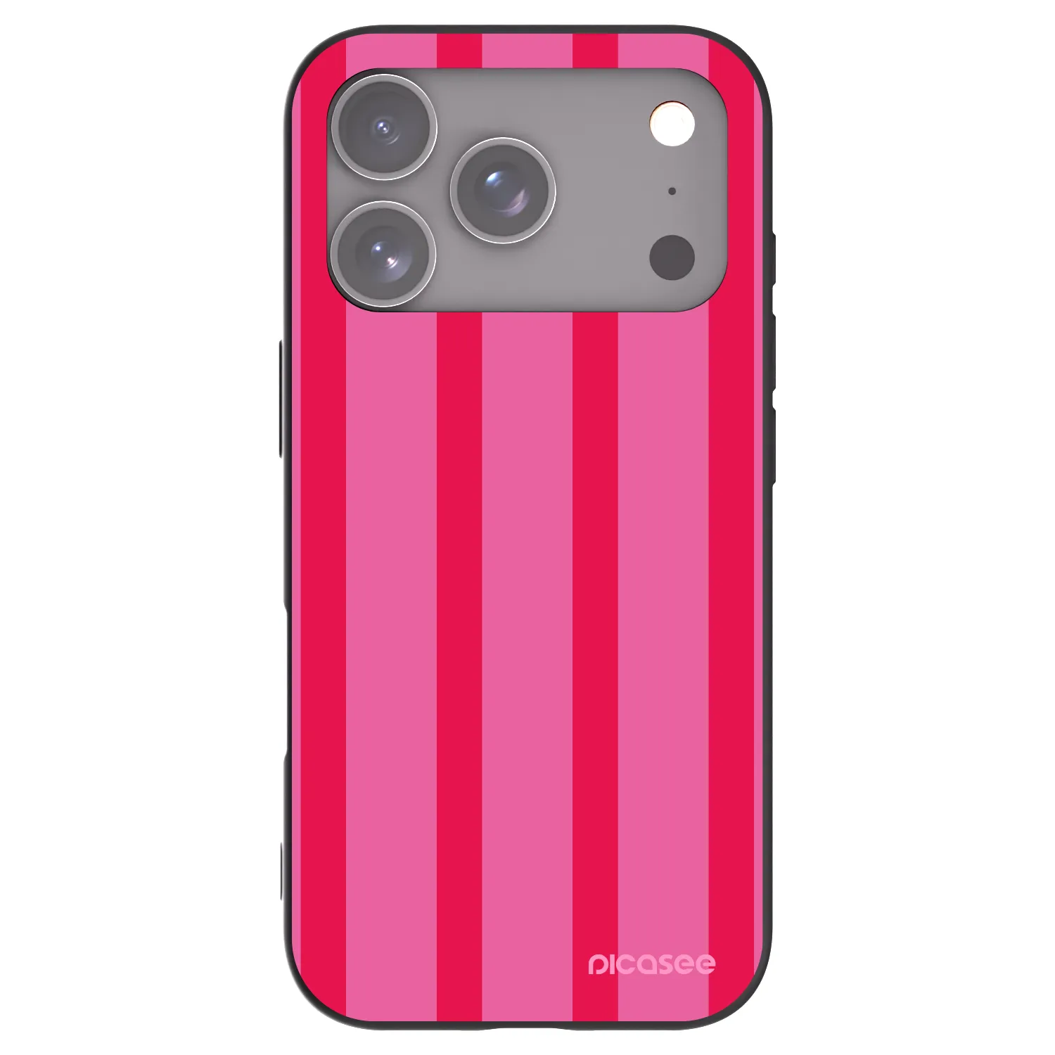 Picasee husă neagră din silicon pentru Apple iPhone 17 Pro - Hot tropic