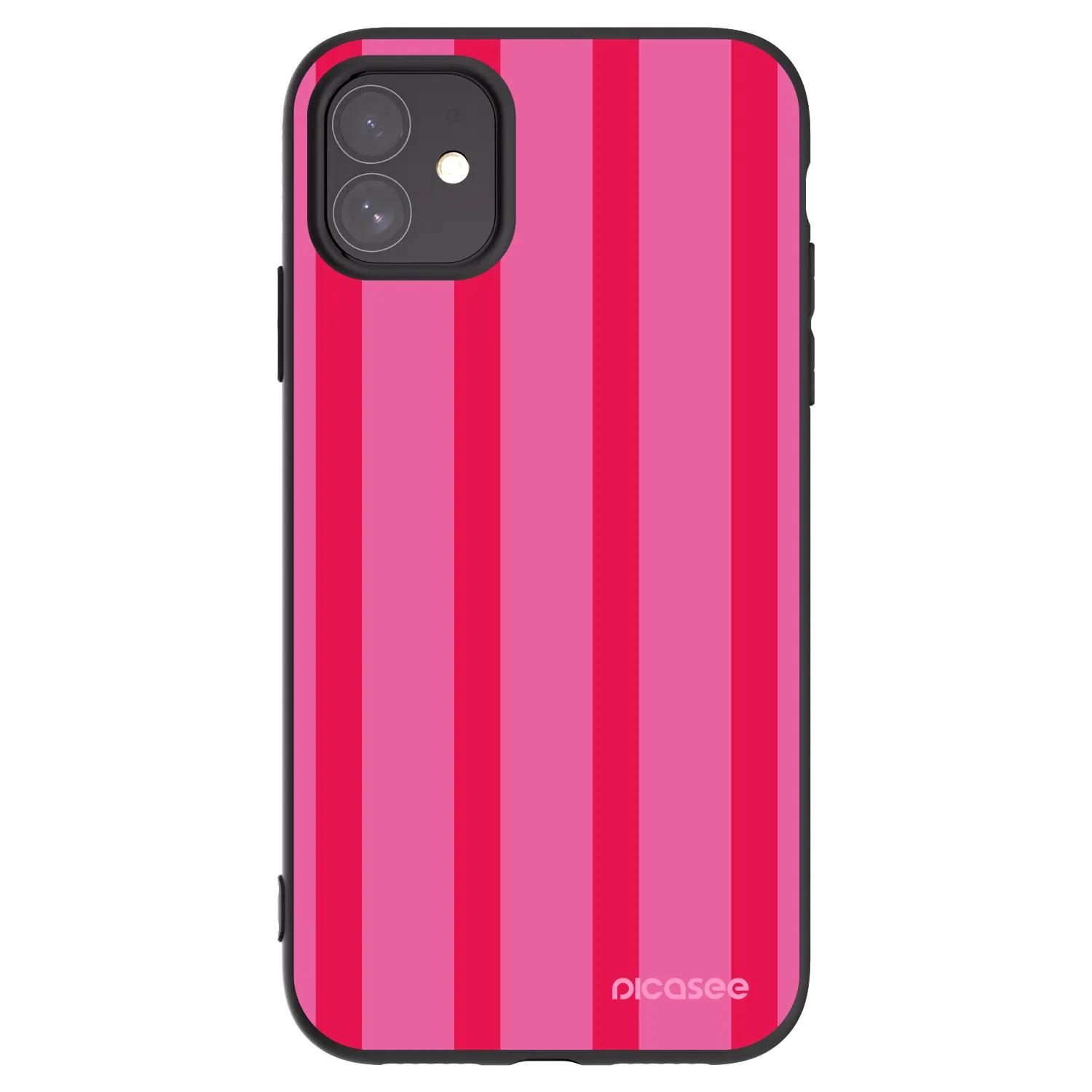 Picasee husă neagră din silicon pentru Apple iPhone 11 - Hot tropic
