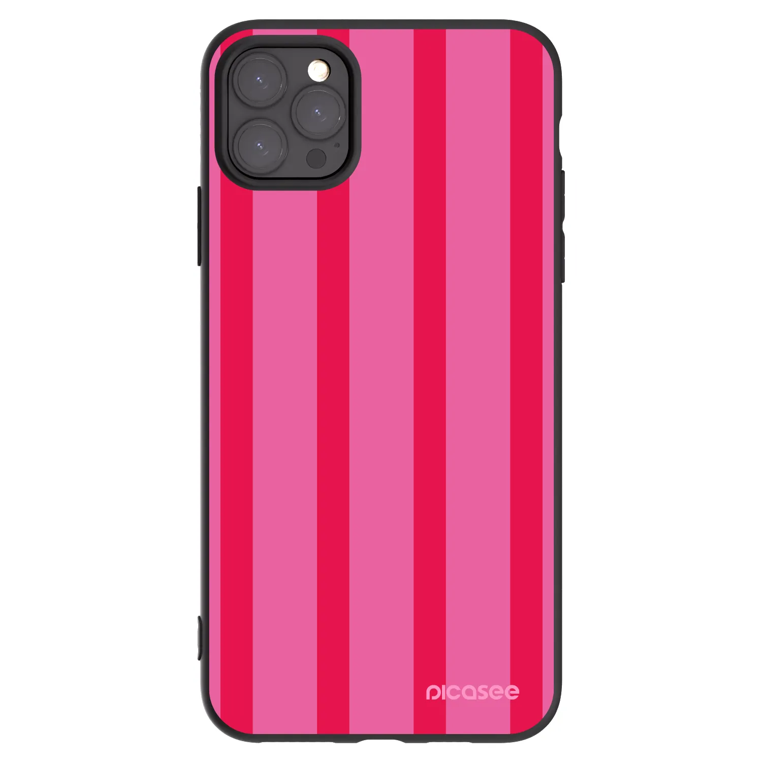 Picasee husă neagră din silicon pentru Apple iPhone 11 Pro Max - Hot tropic