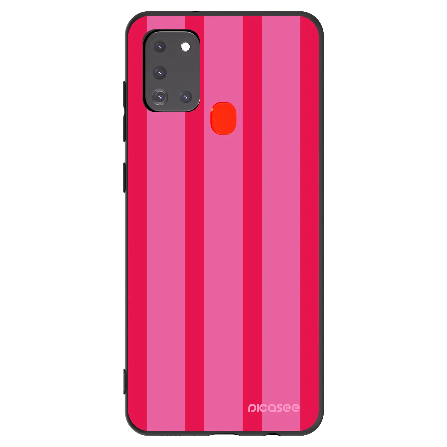 Picasee husă neagră din silicon pentru Samsung Galaxy A21s - Hot tropic