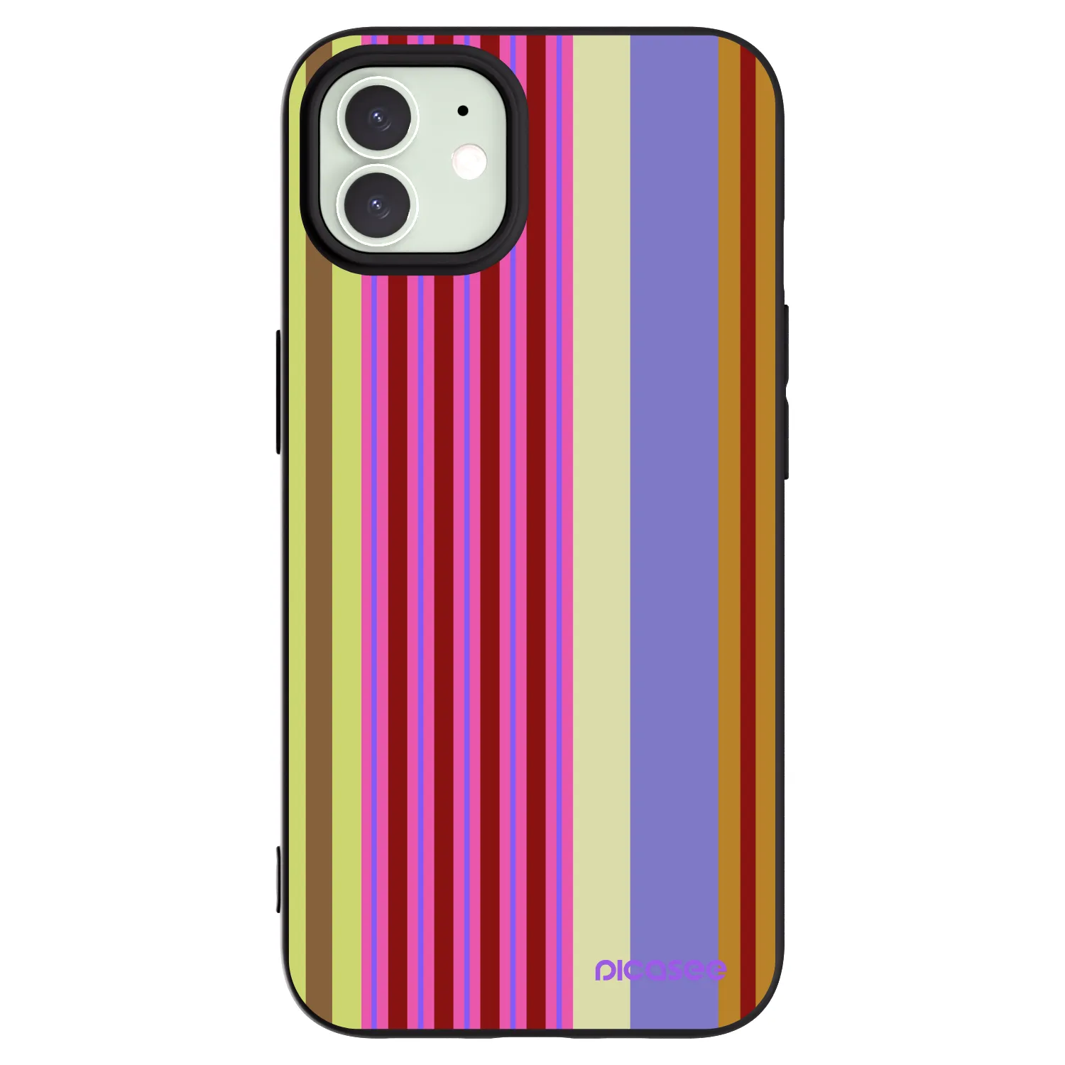 Picasee husă neagră din silicon pentru Apple iPhone 12 - Late checkout