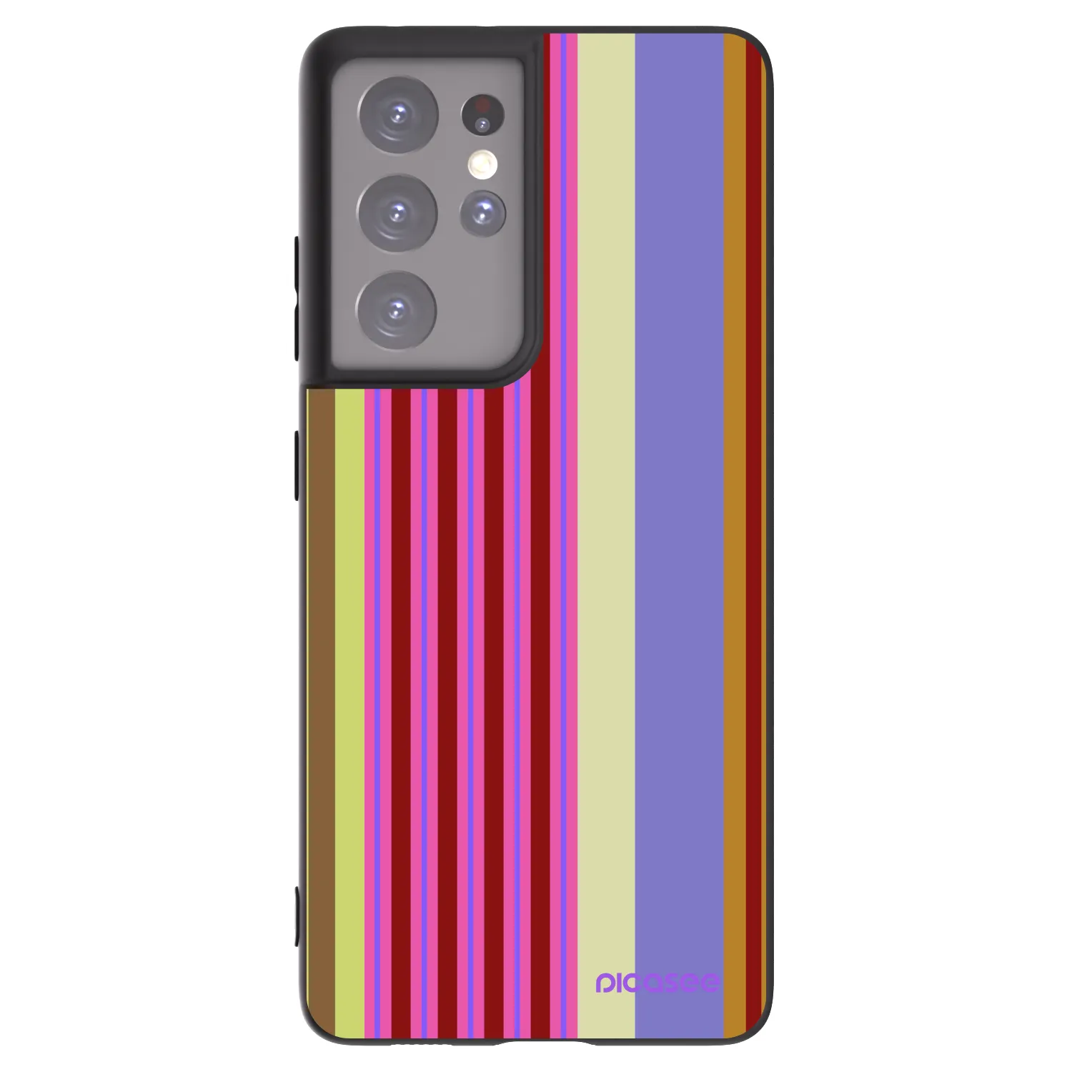 Picasee husă neagră din silicon pentru Samsung Galaxy S21 Ultra 5G G998B - Late checkout