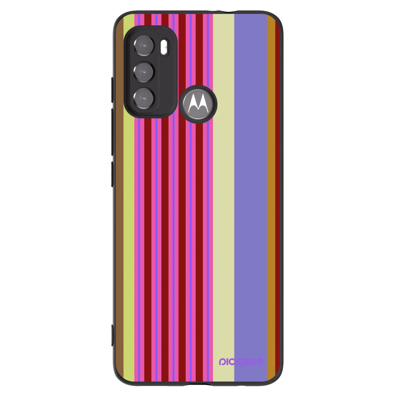 Picasee husă neagră din silicon pentru Motorola Moto G60 - Late checkout