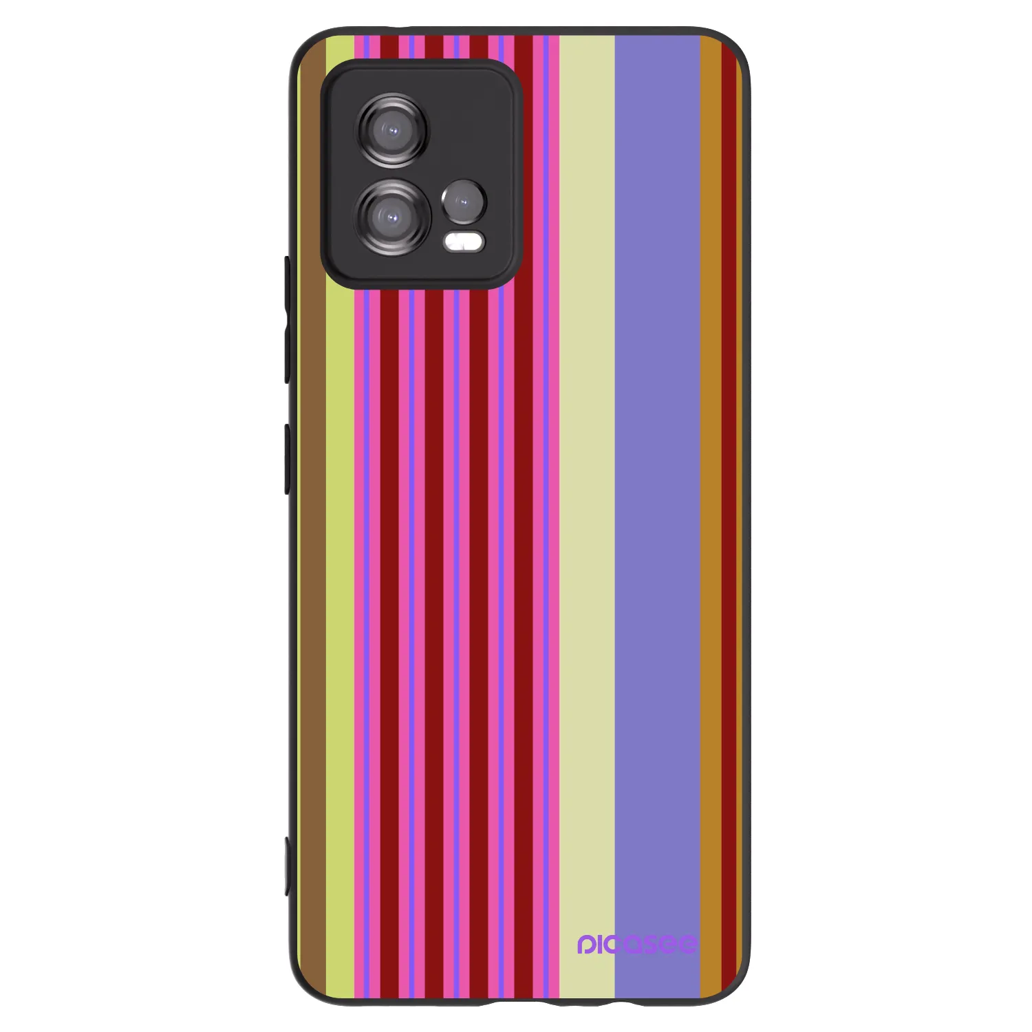 Picasee husă neagră din silicon pentru Motorola Moto G72 - Late checkout