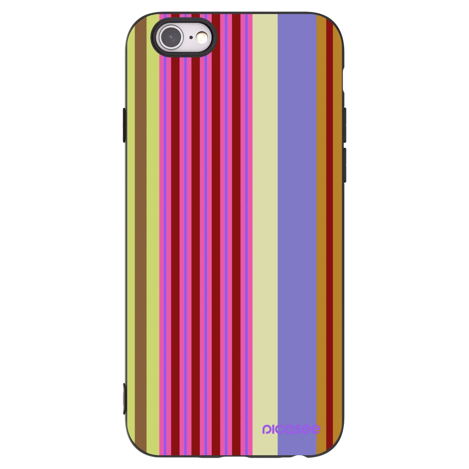 Picasee husă neagră din silicon pentru Apple iPhone 6/6S - Late checkout