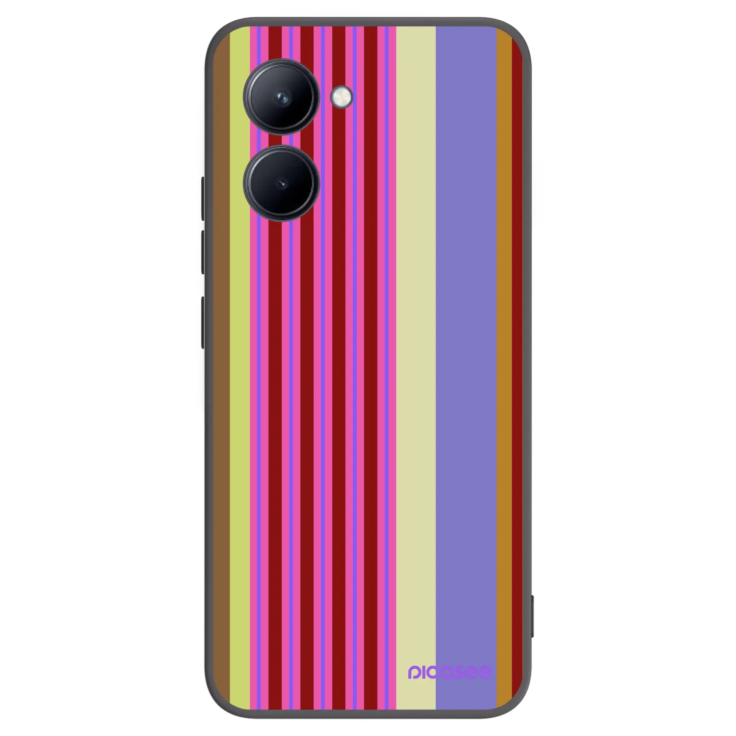 Picasee husă neagră din silicon pentru Realme C33 (2023) - Late checkout