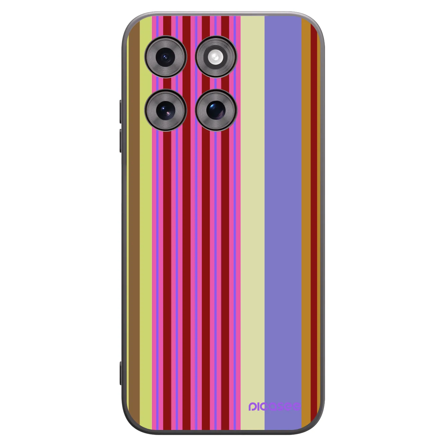 Picasee husă neagră din silicon pentru Motorola Moto G77 - Late checkout
