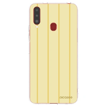 Picasee husă transparentă din silicon pentru Samsung Galaxy A20s - Liquid sunshine