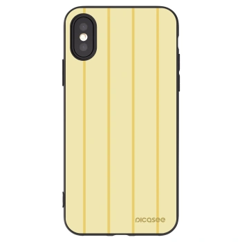 Picasee husă neagră din silicon pentru Apple iPhone X/XS - Liquid sunshine