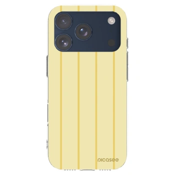Picasee husă transparentă din silicon pentru Apple iPhone 17 Pro - Liquid sunshine