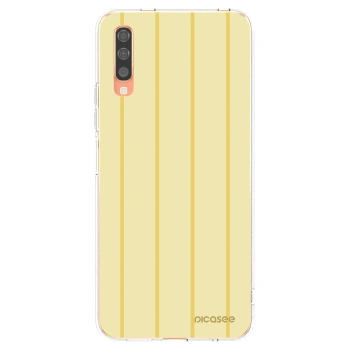 Picasee husă transparentă din silicon pentru Samsung Galaxy A70 A705F - Liquid sunshine