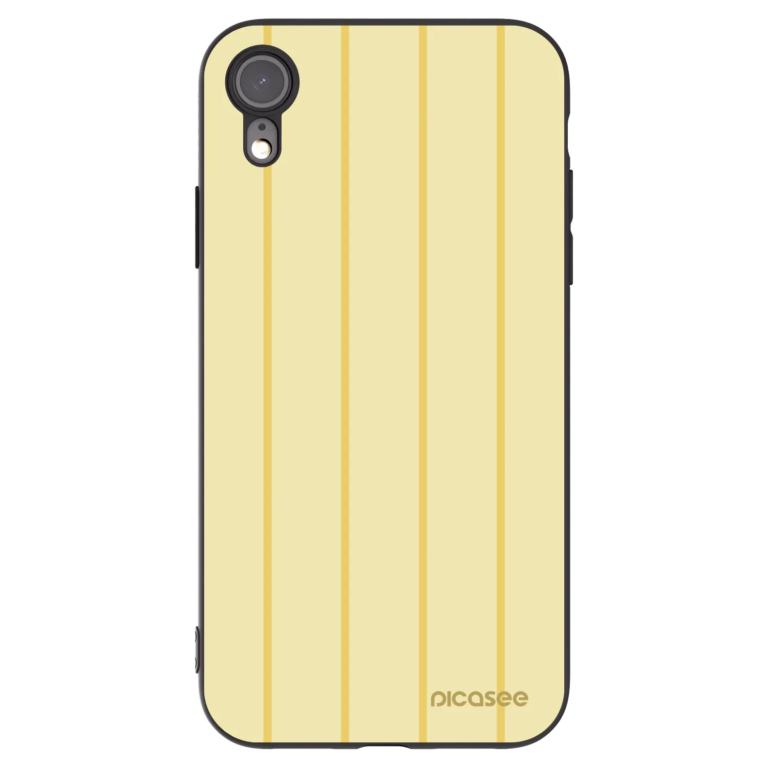 Picasee husă neagră din silicon pentru Apple iPhone XR - Liquid sunshine