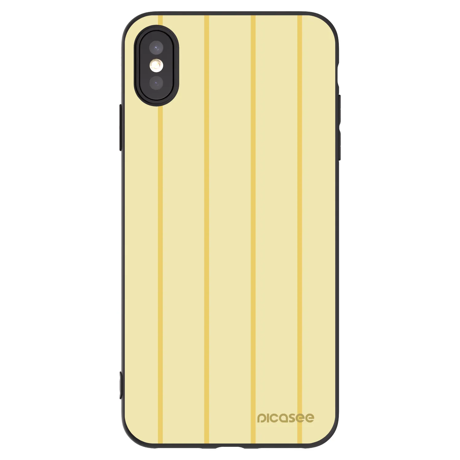 Picasee husă neagră din silicon pentru Apple iPhone XS Max - Liquid sunshine