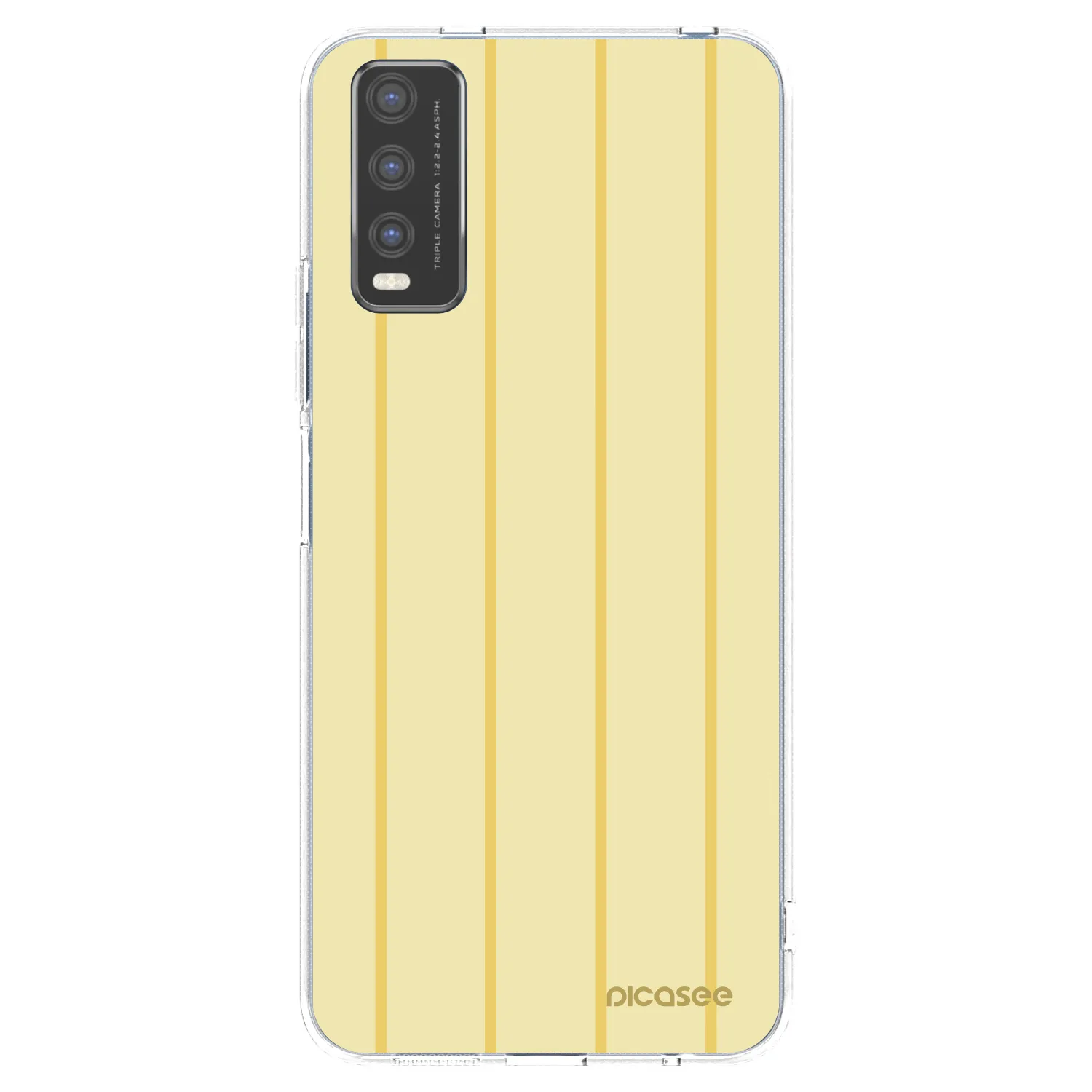 Picasee husă transparentă din silicon pentru Vivo Y20s - Liquid sunshine