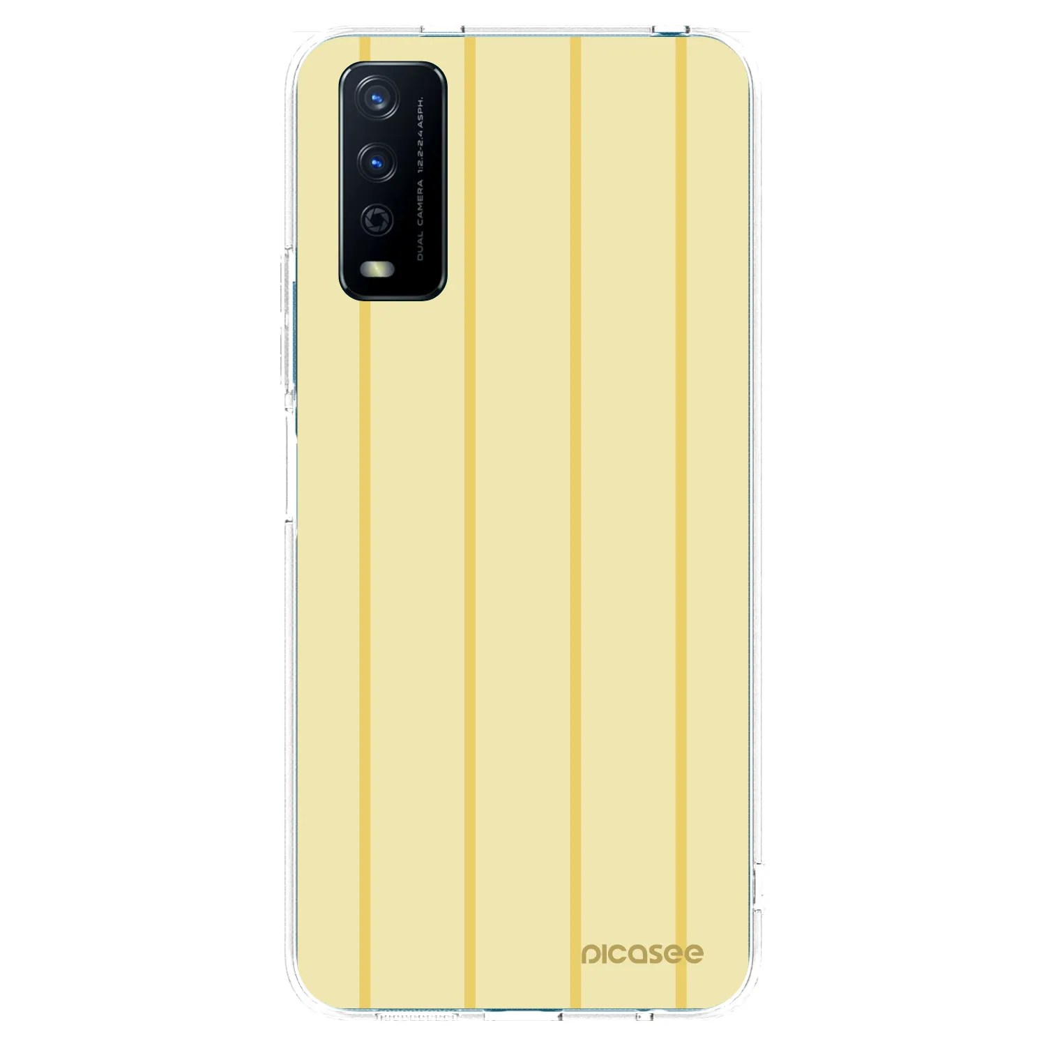 Picasee husă transparentă din silicon pentru Vivo Y11s - Liquid sunshine