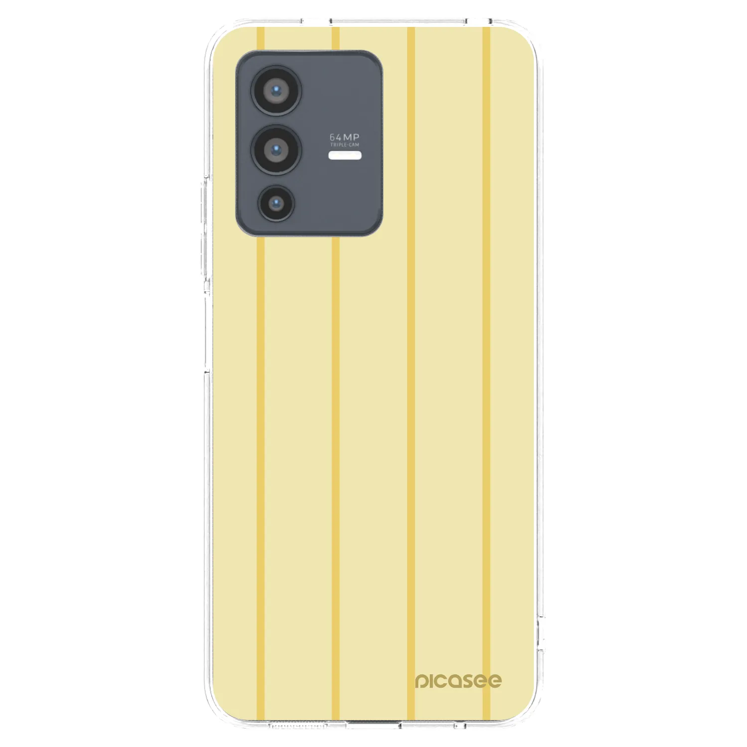 Picasee husă transparentă din silicon pentru Vivo V23 5G - Liquid sunshine