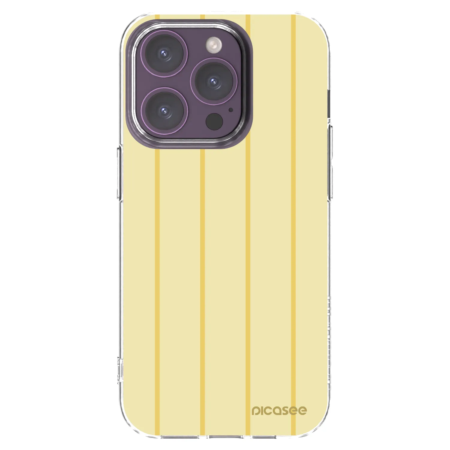 Picasee husă transparentă din silicon pentru Apple iPhone 14 Pro - Liquid sunshine